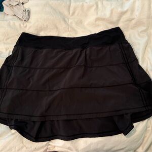 Black lululemon skort 12 tall